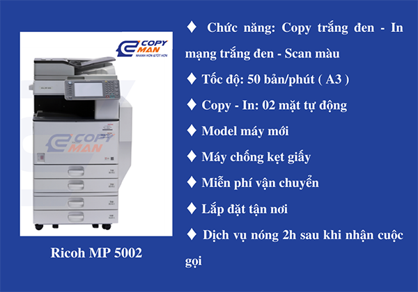 Thuê máy photocopy khu công nghiệp